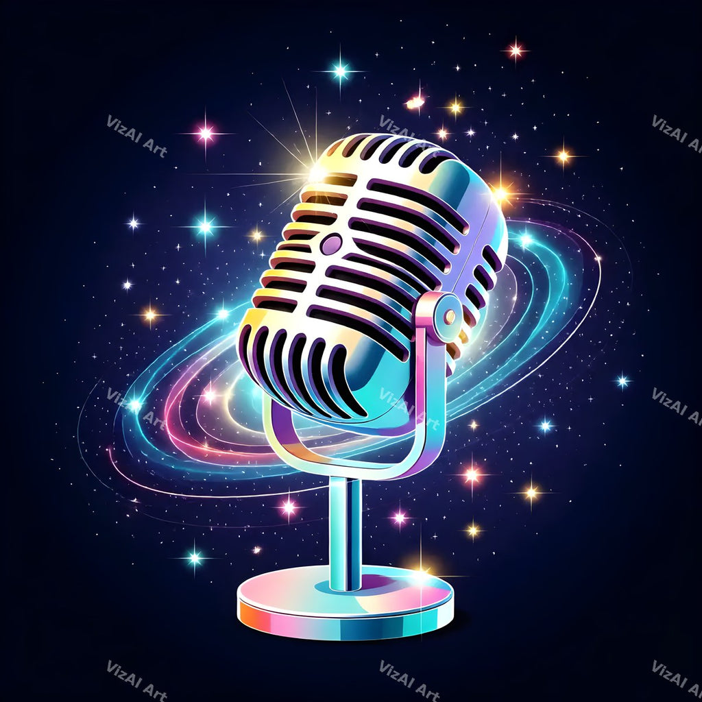 Light Trails & Starlight Microphone Art — print 12