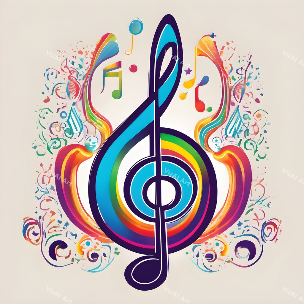 Treble Clef Pop Art — print 3
