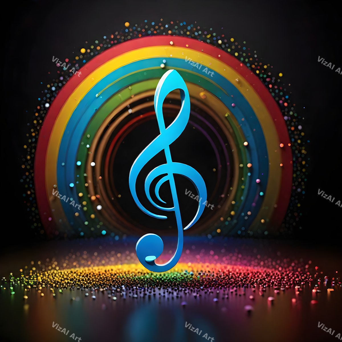 Treble Clef Pop Art — print 6
