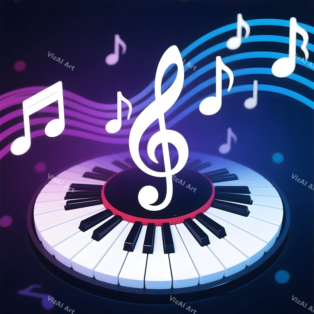 Treble Clef Pop Art — print 7