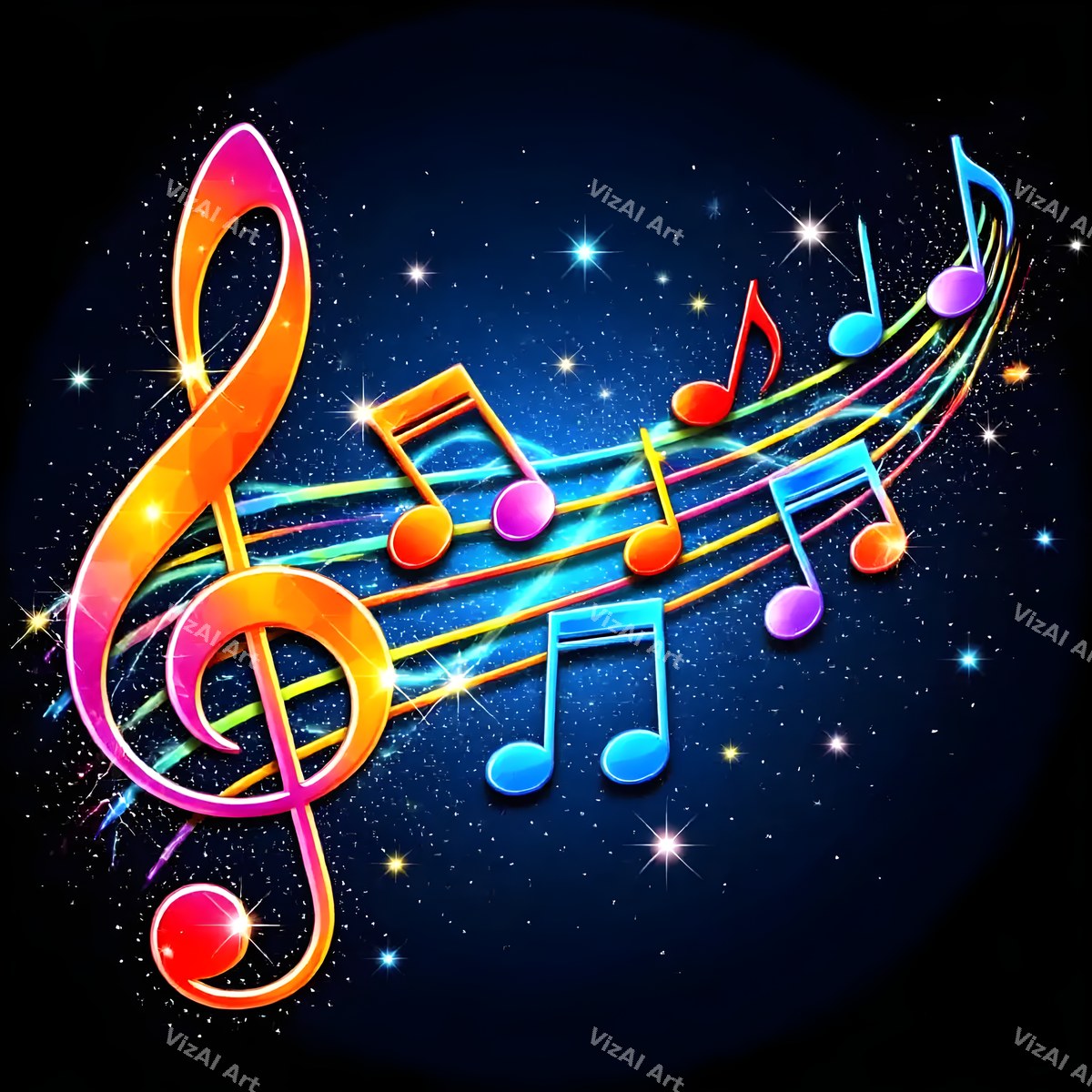 Treble Clef Pop Art — print 11