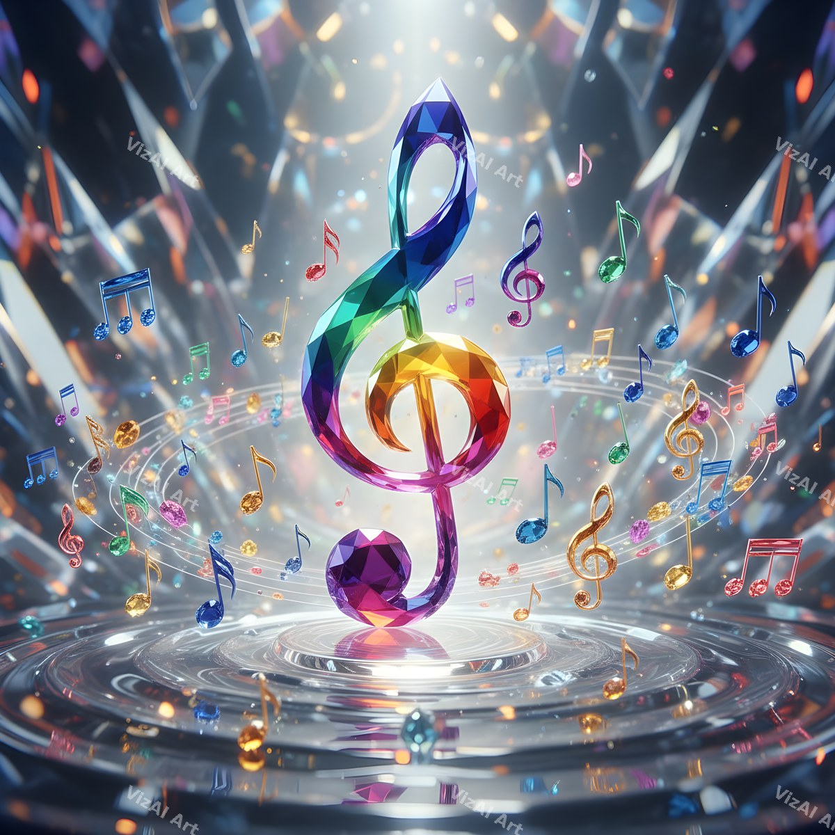 Treble Clef Pop Art — print 12