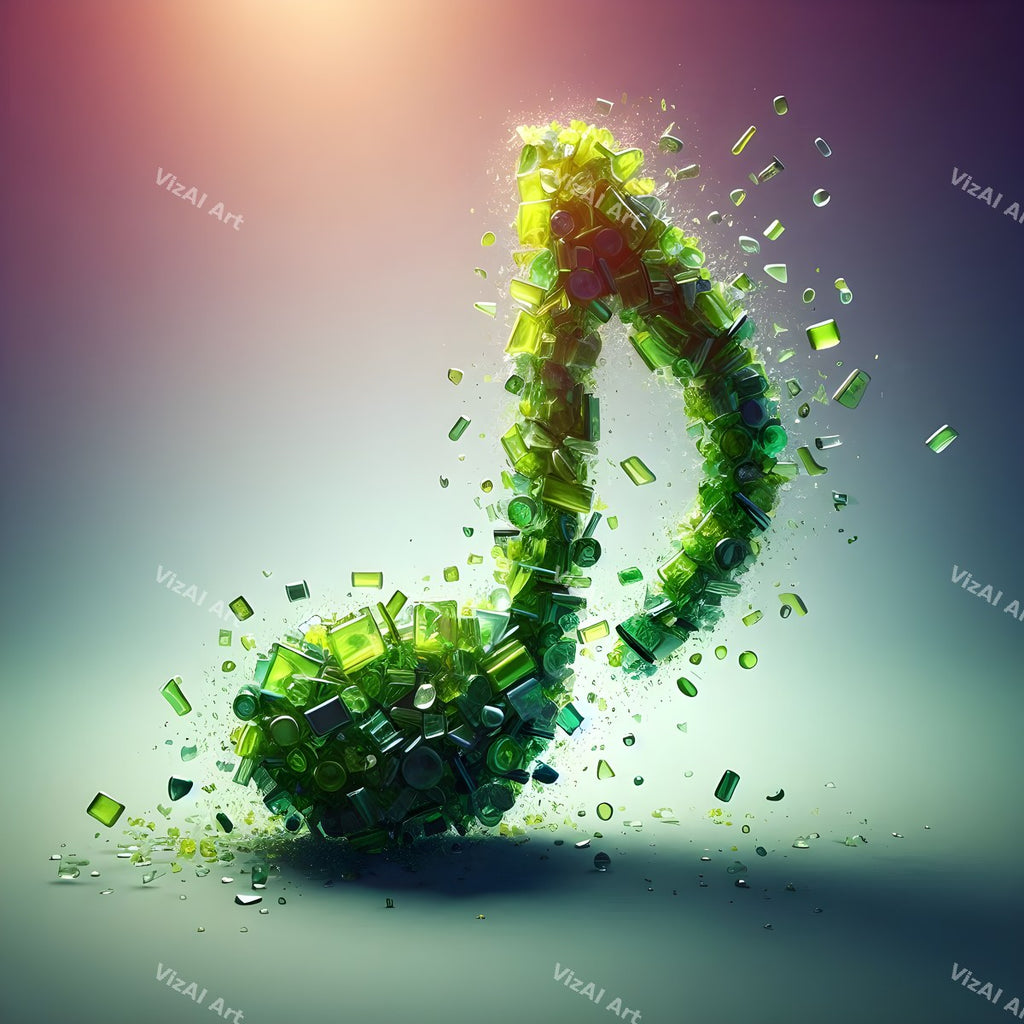 Crystal & Gemstone Music Notes Art — print 7