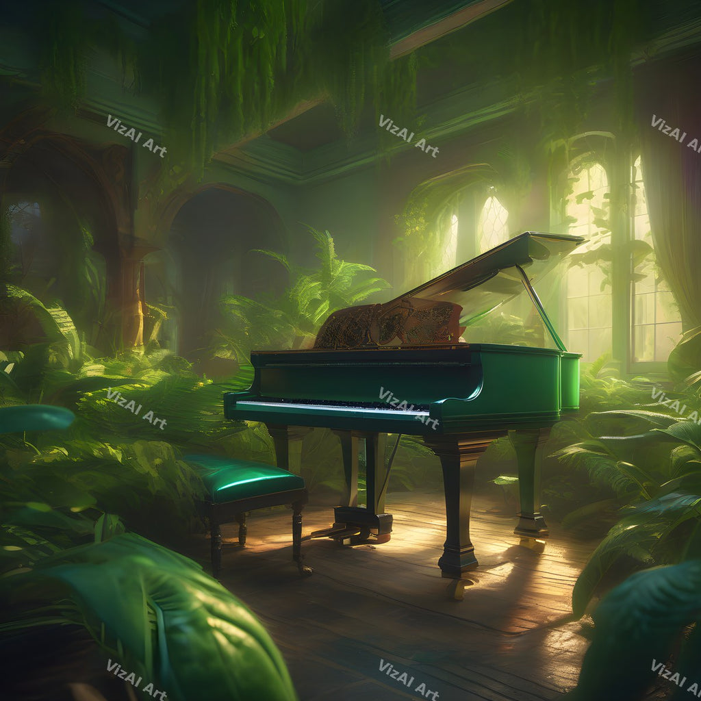 Classic Grand Piano Music Art — print 3