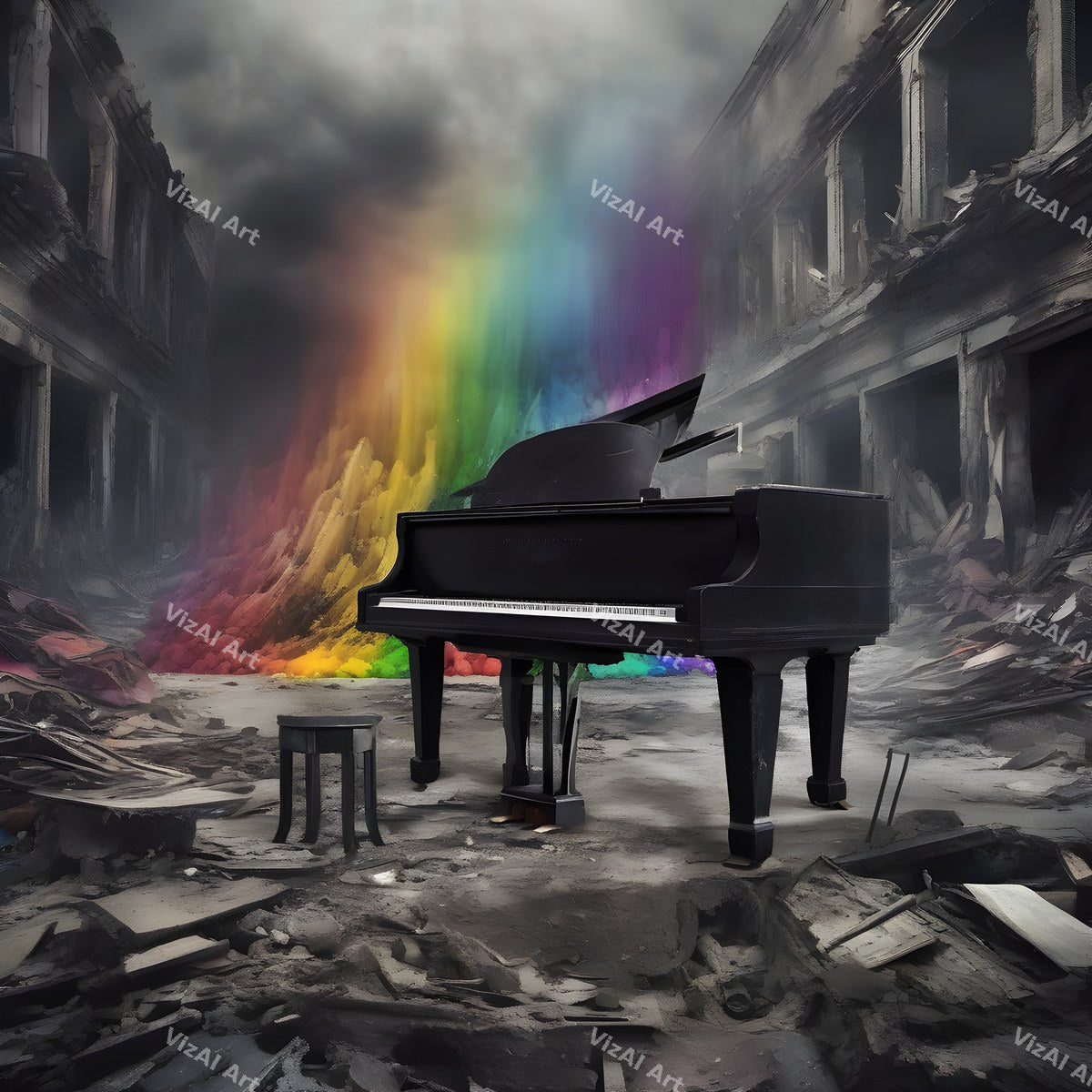 Classic Grand Piano Music Art — print 4