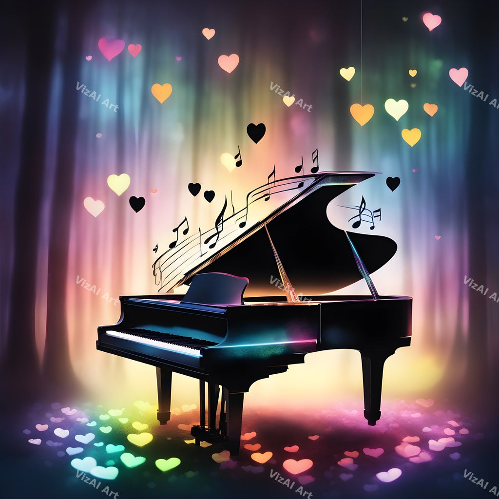 Enchanted Forest Piano Art — print 4