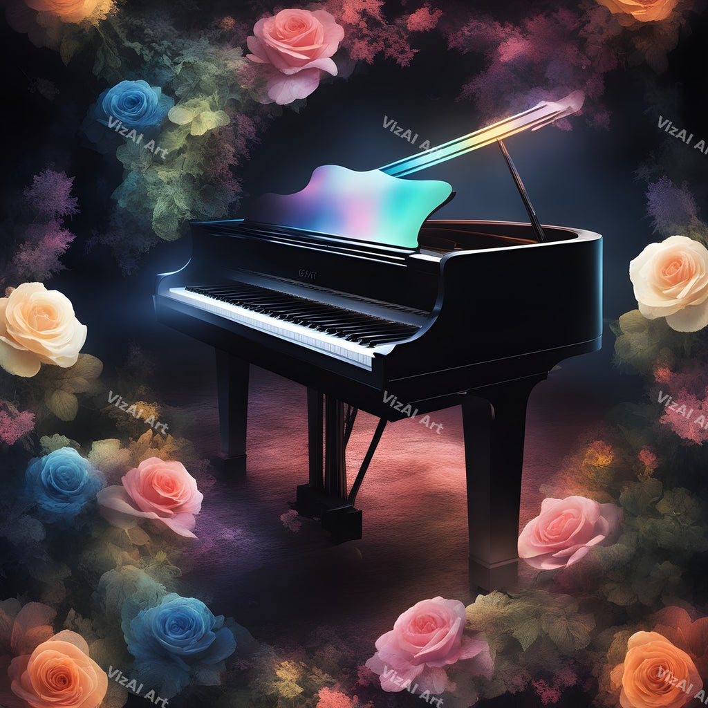 Enchanted Forest Piano Art — print 5