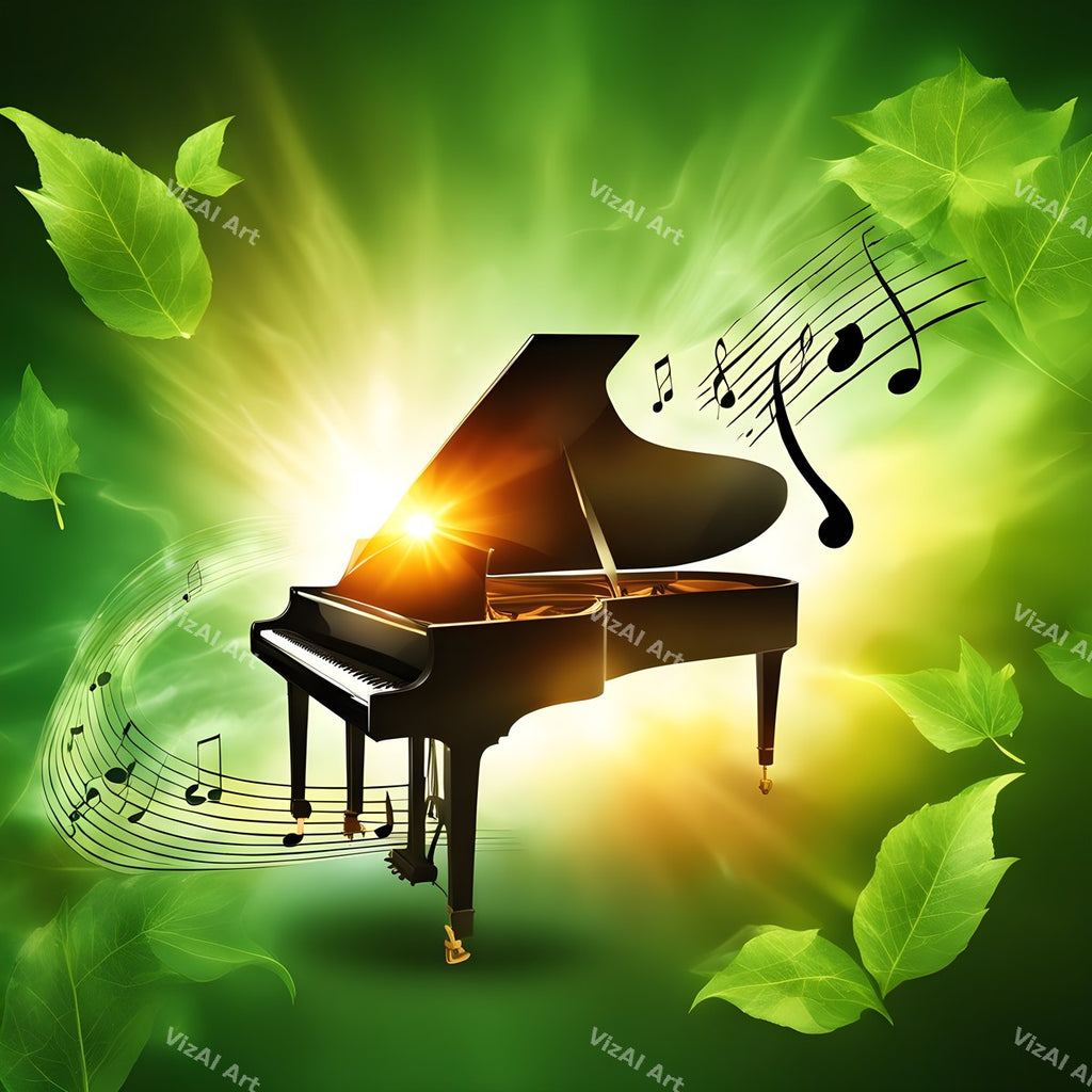 Enchanted Forest Piano Art — print 10
