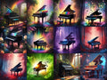 Enchanted Forest Piano Art — 12 Printable Prints