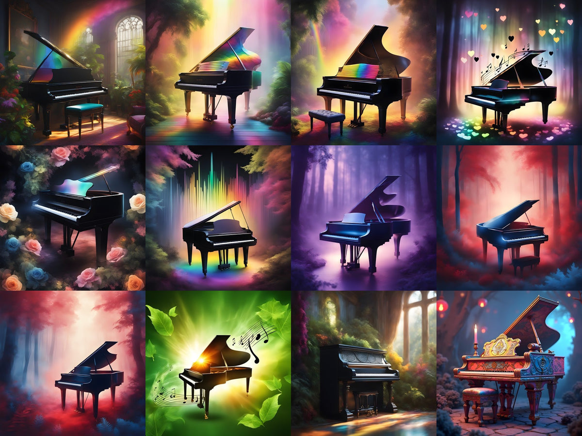 Enchanted Forest Piano Art — Choose Your Print