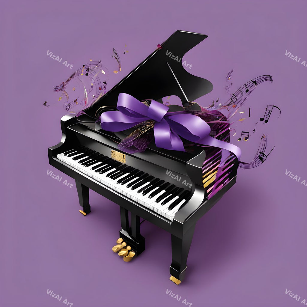 Pastel Melody Piano Art — print 10