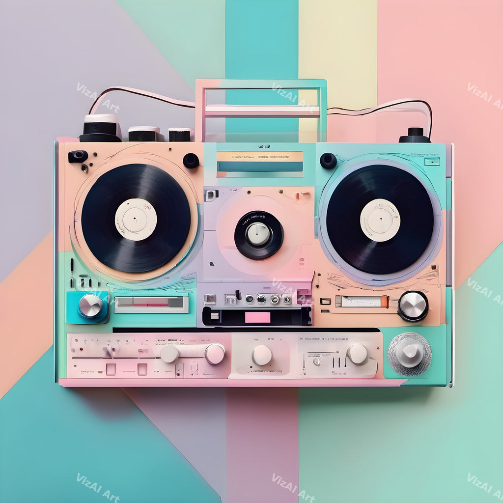 Pop Art Boombox Art — print 3
