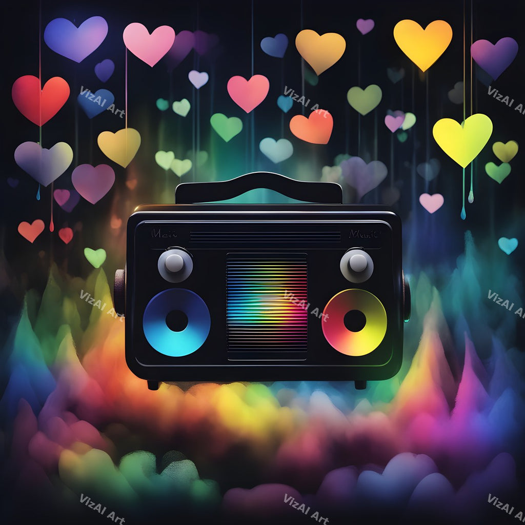 Pop Art Boombox Art — print 7