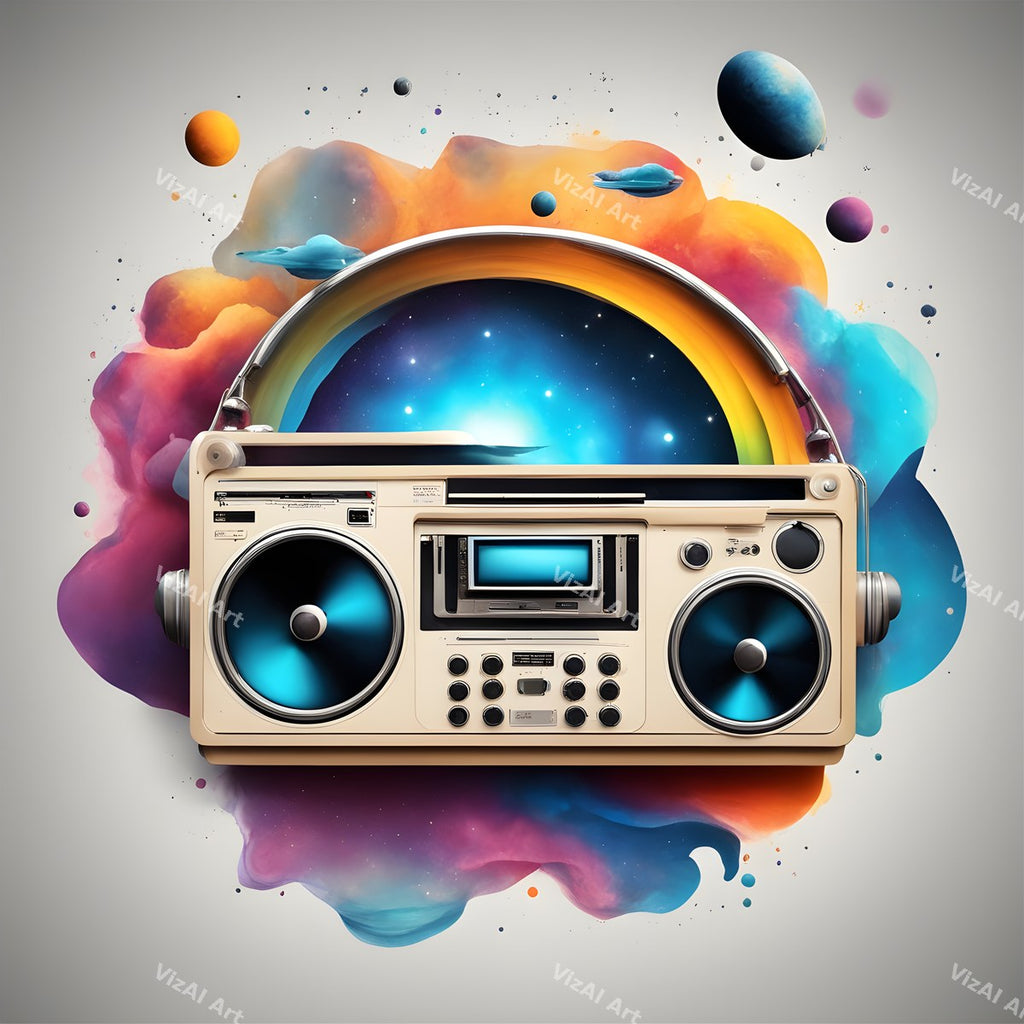 Pop Art Boombox Art — print 10