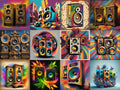 Vintage & Art Speakers — 12 Printable Prints