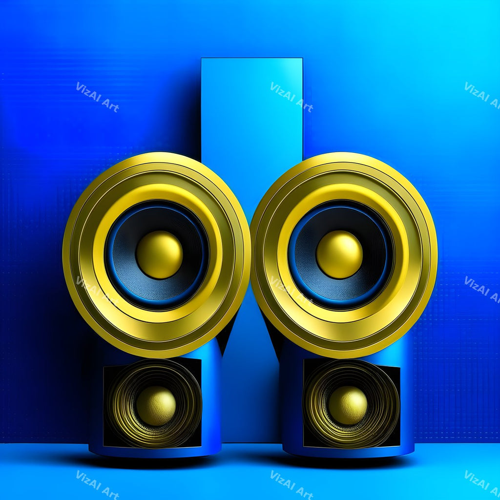 Colour Block Speakers Art — print 4