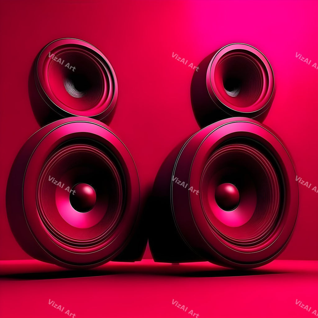 Colour Block Speakers Art — print 10