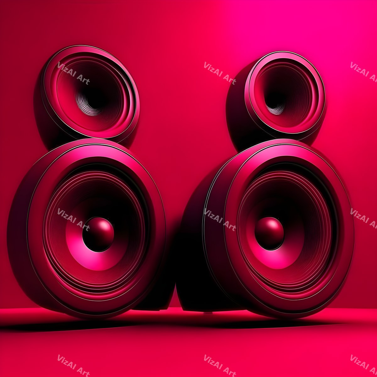 Colour Block Speakers Art — print 10