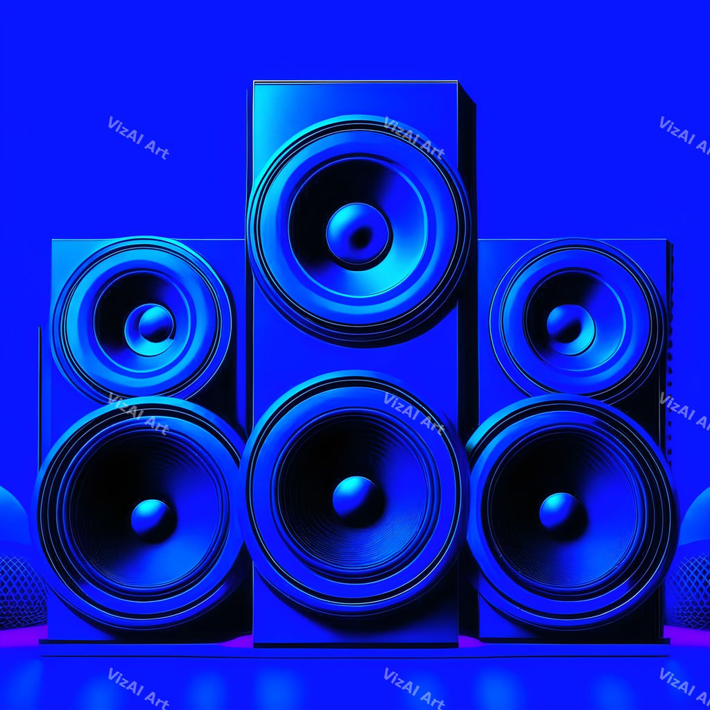 Colour Block Speakers Art — print 12