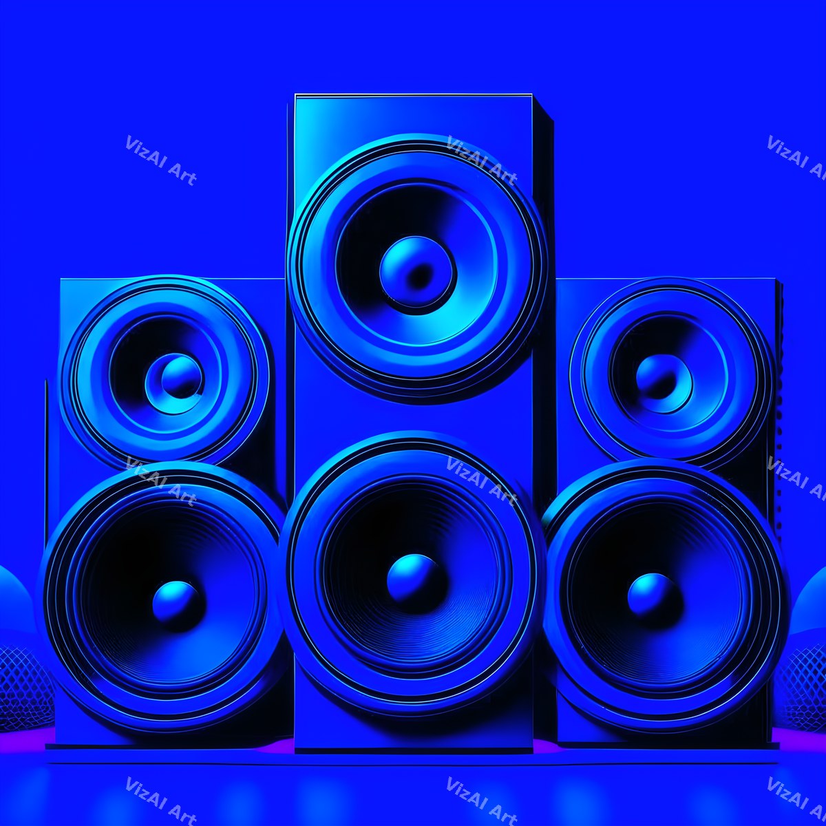 Colour Block Speakers Art — print 12