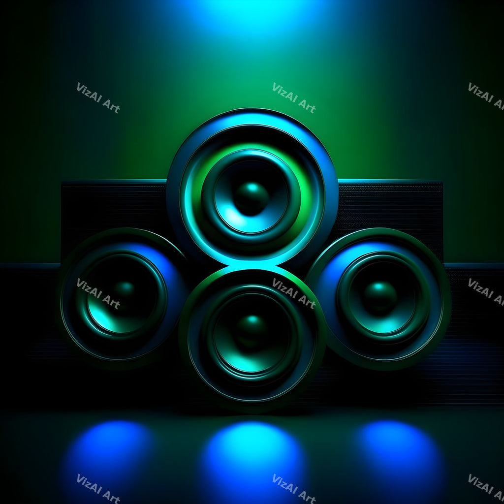 Midnight Glow Speakers Art — print 7