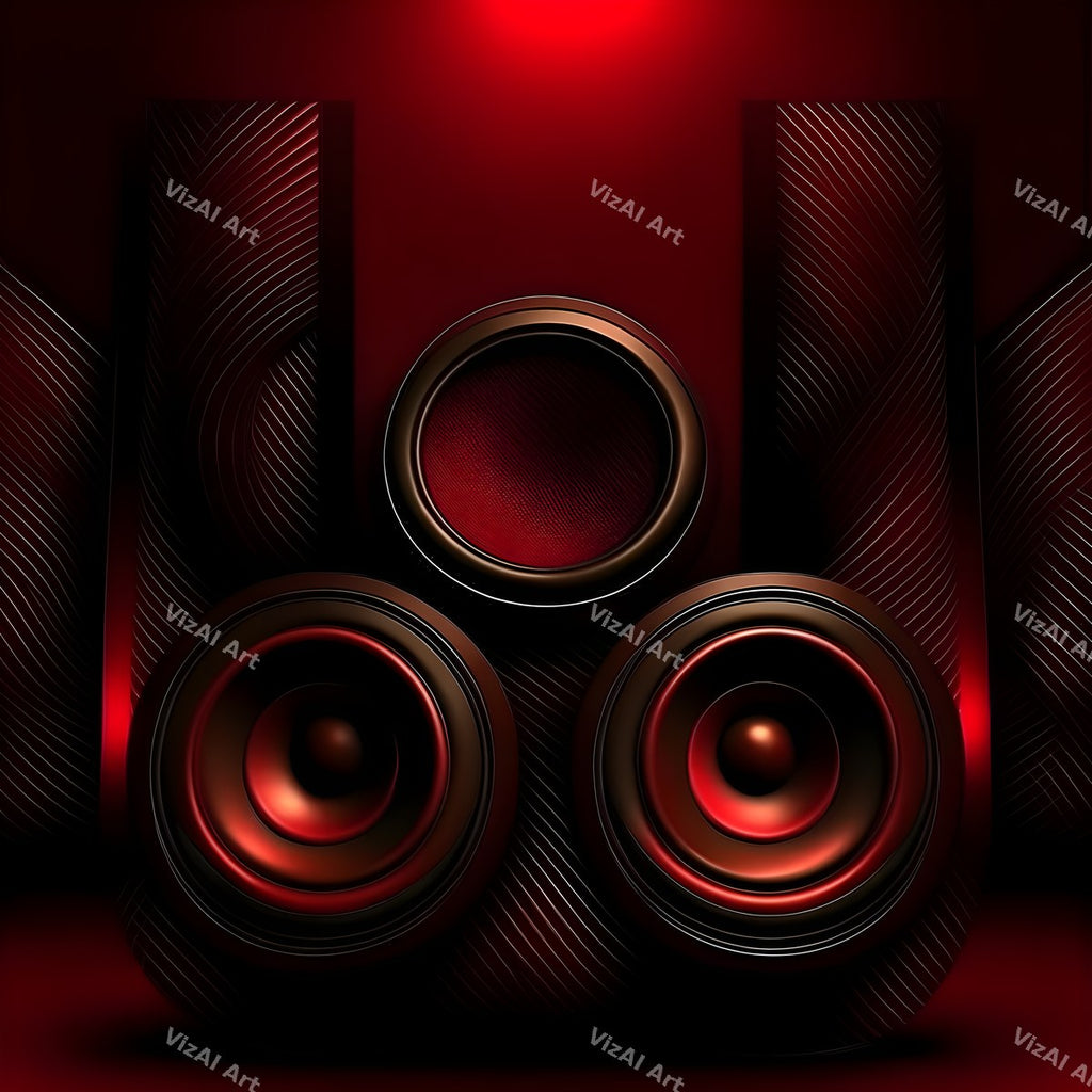 Midnight Glow Speakers Art — print 10