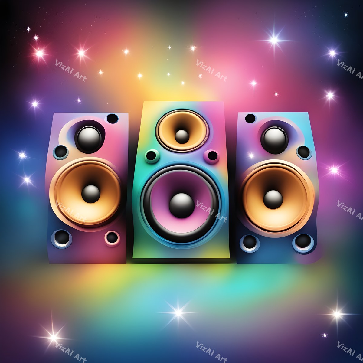 Starlight & Confetti Speakers Art — print 3