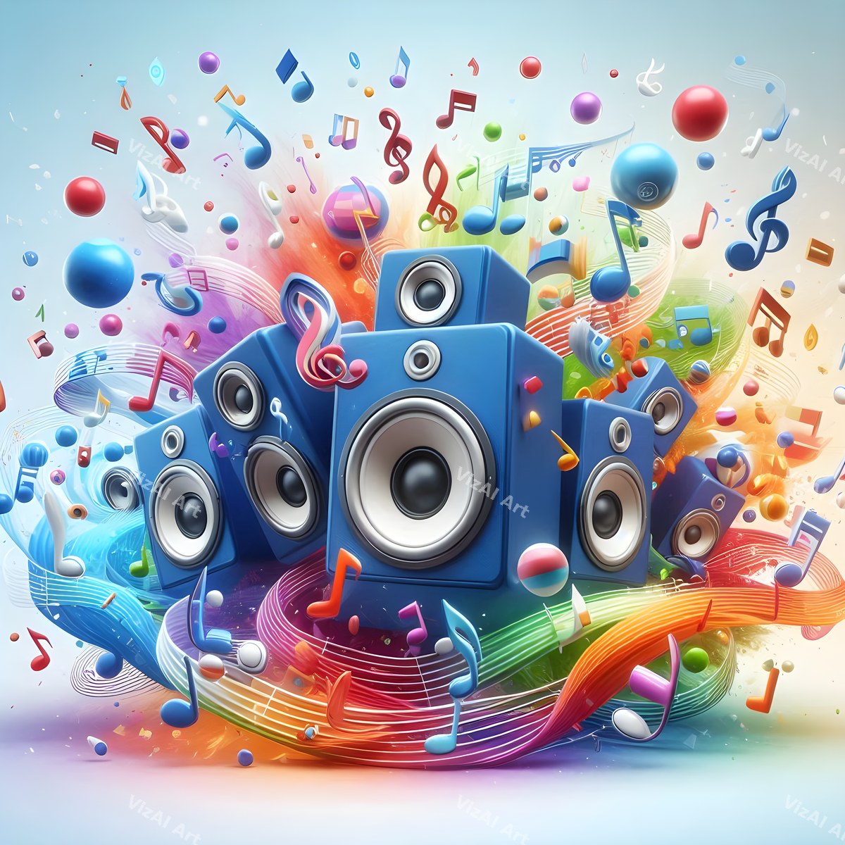 Starlight & Confetti Speakers Art — print 4