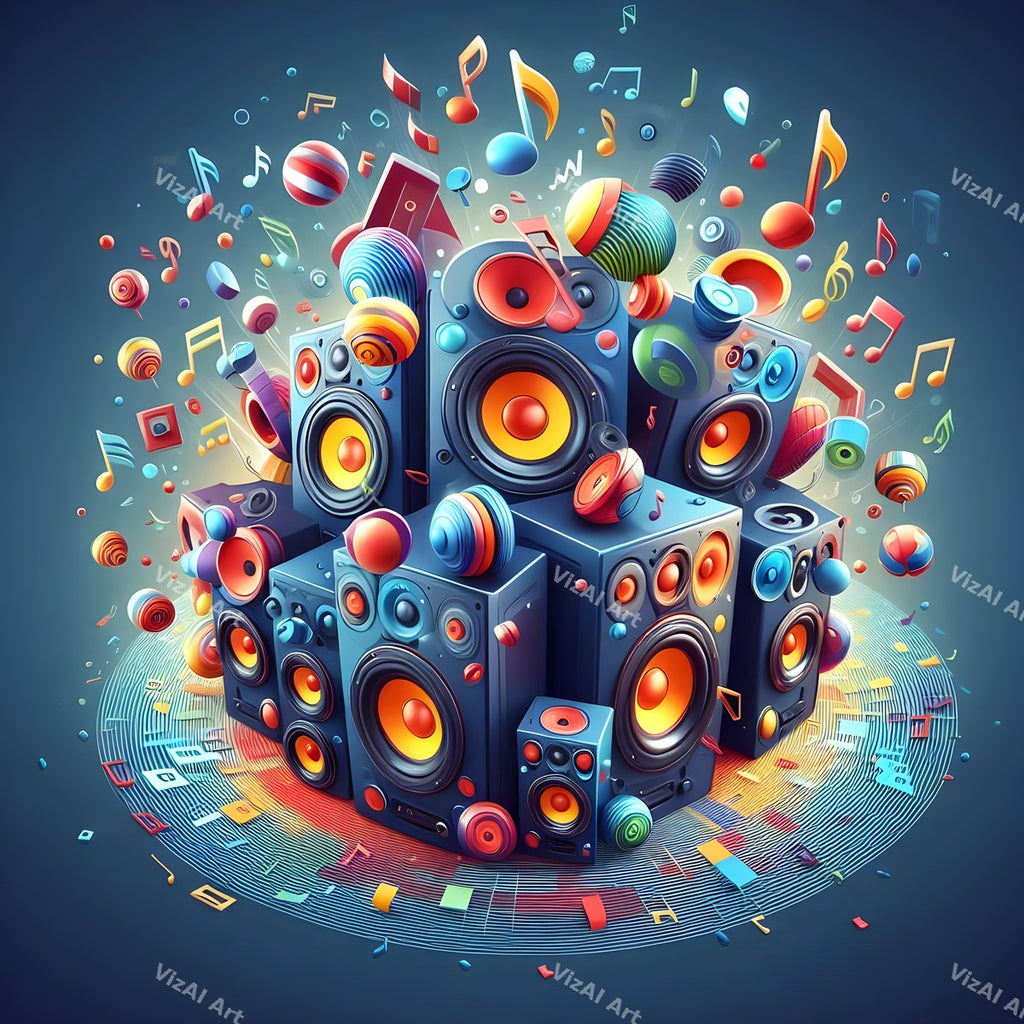 Starlight & Confetti Speakers Art — print 5