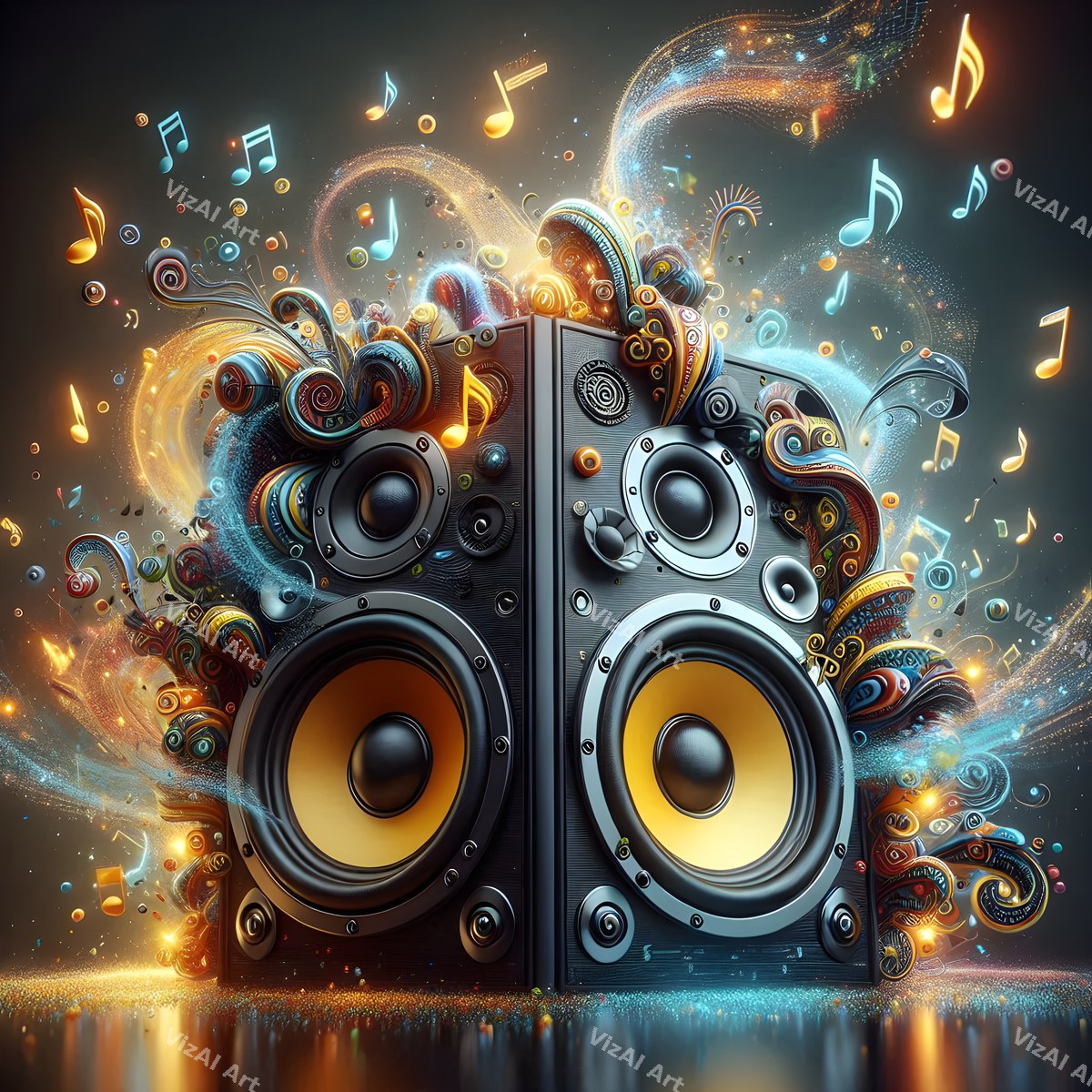 Starlight & Confetti Speakers Art — print 8