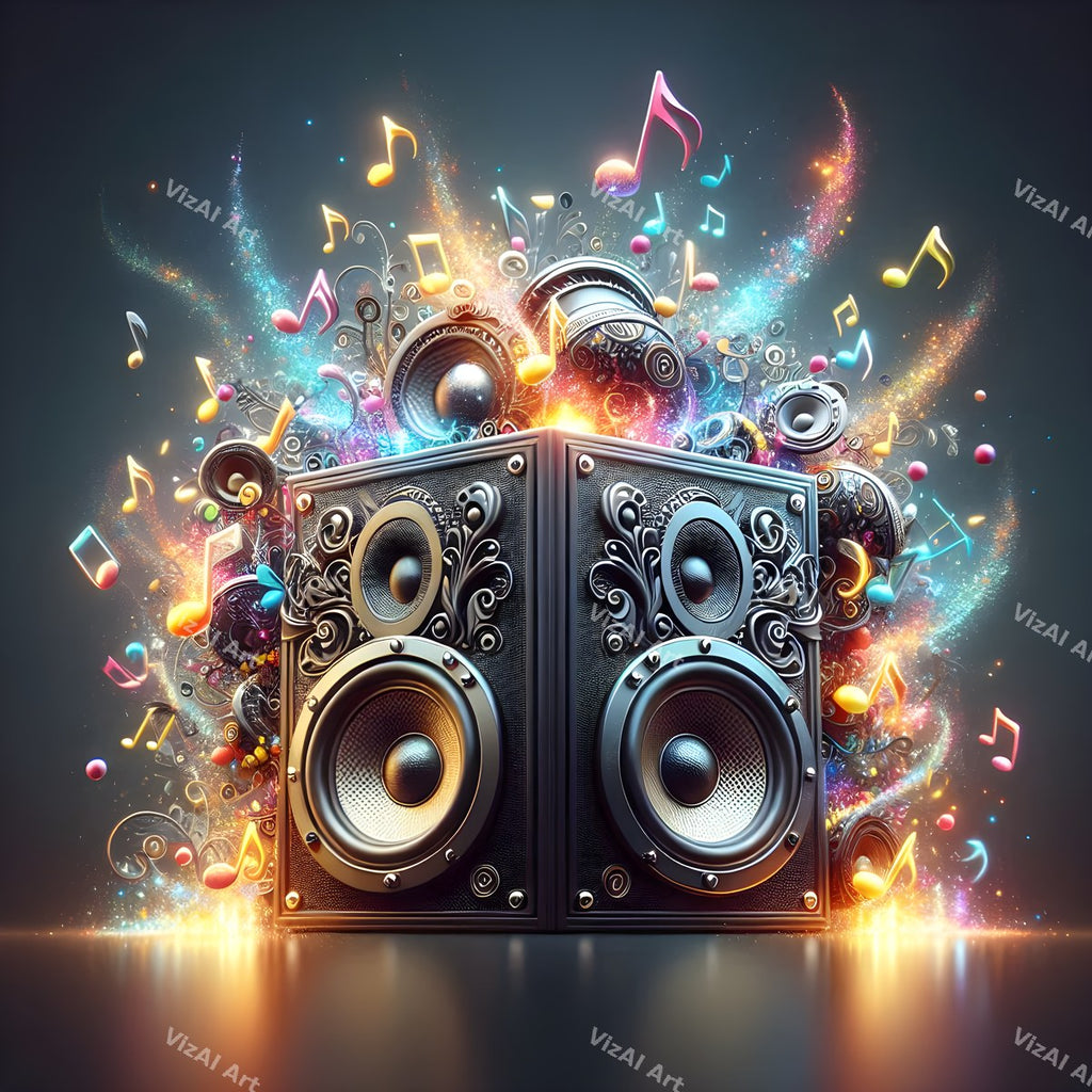 Starlight & Confetti Speakers Art — print 9
