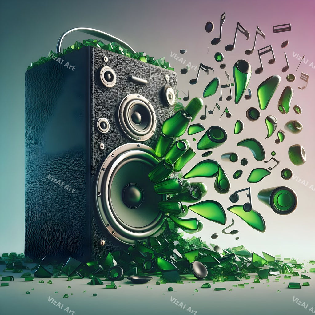 Crystal & Stained Glass Speakers Art — print 7