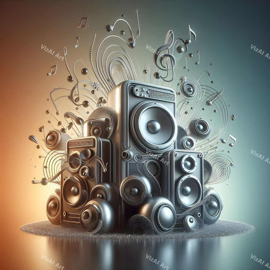 Crystal & Stained Glass Speakers Art — print 8