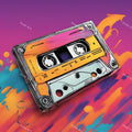 Retro Cassette Pop Art — print 1