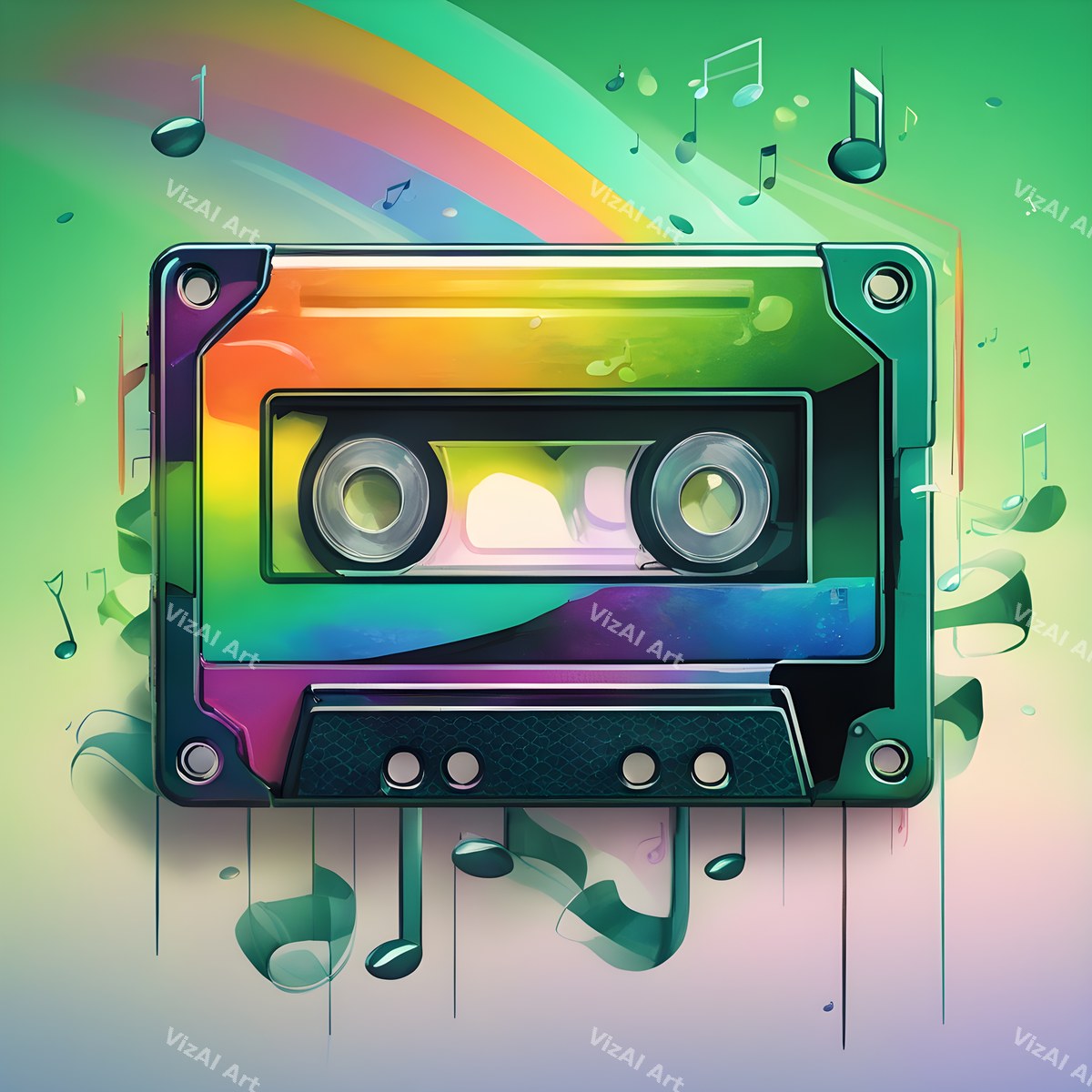 Retro Cassette Pop Art — print 3