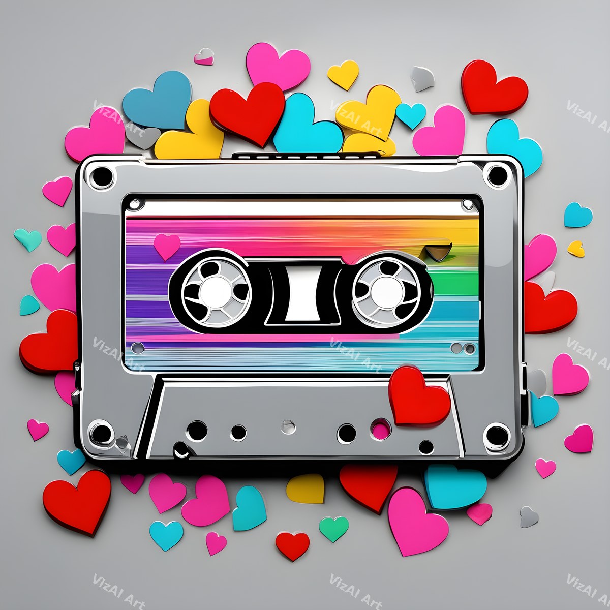 Retro Cassette Pop Art — print 4