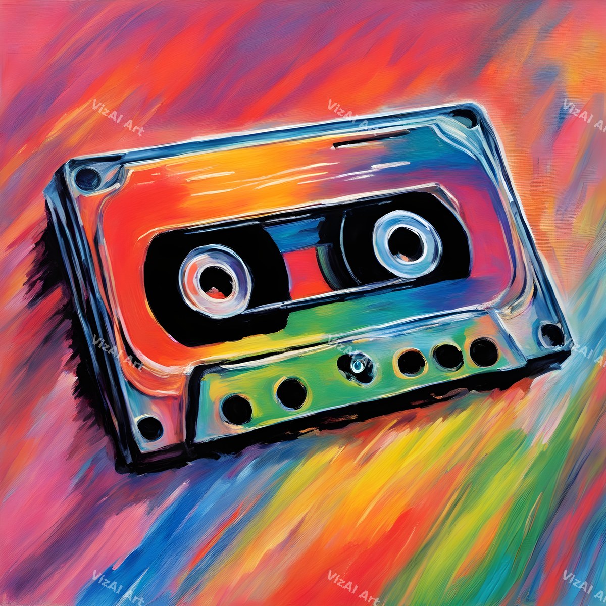 Retro Cassette Pop Art — print 6