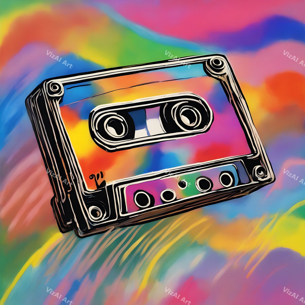 Retro Cassette Pop Art — print 7