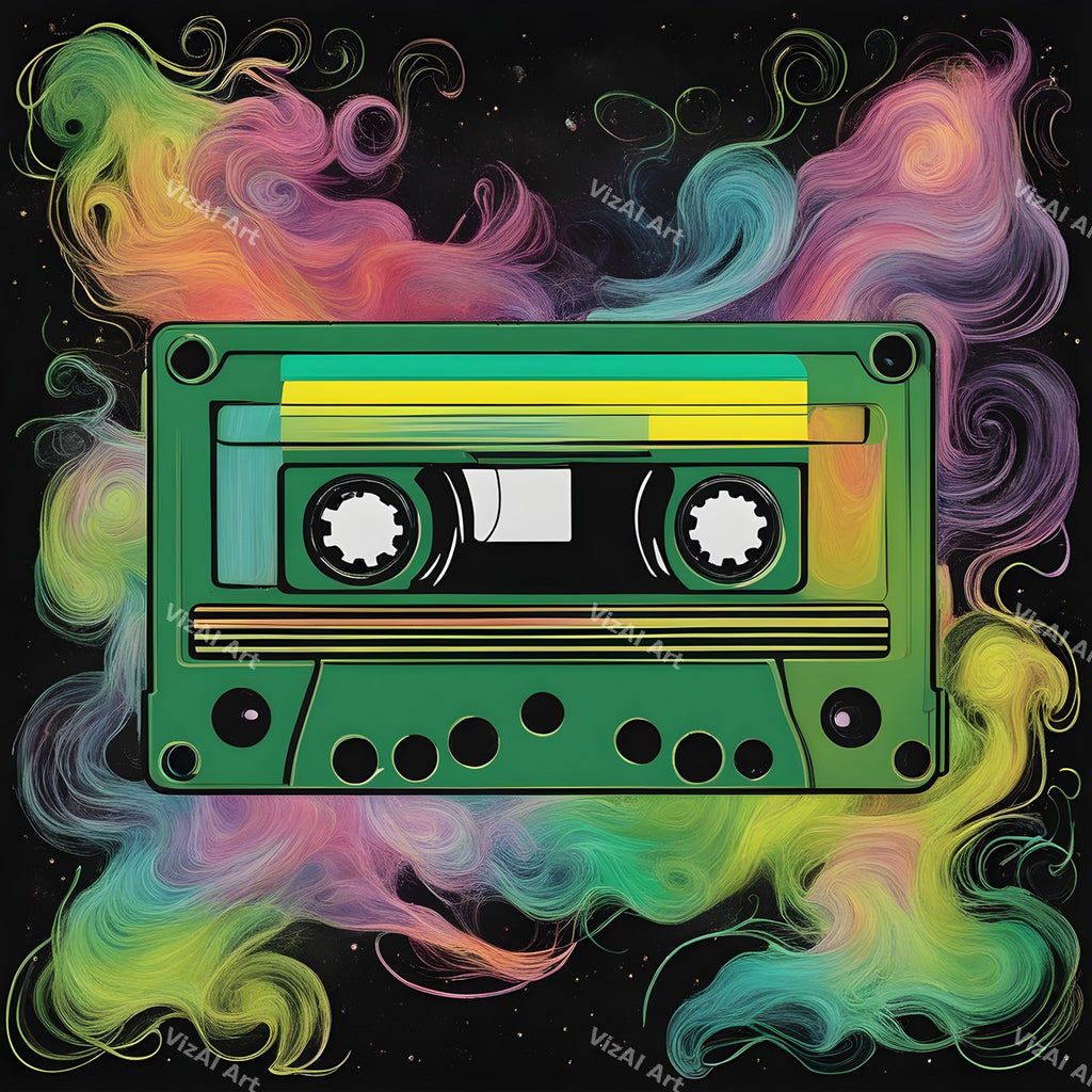 Retro Cassette Pop Art — print 9