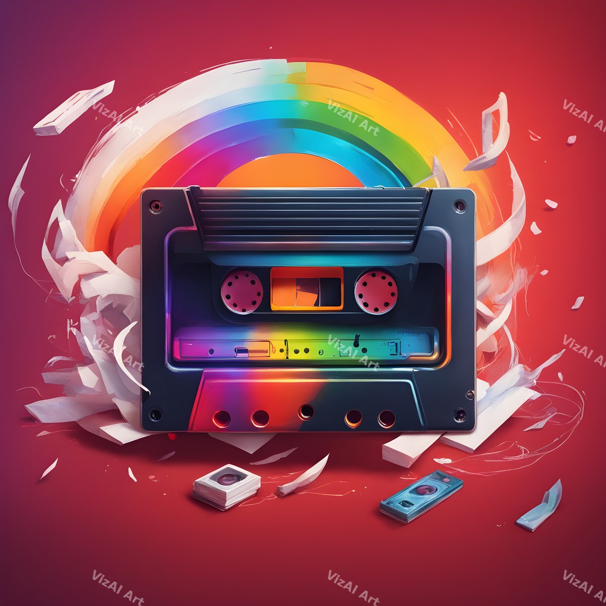 Cassette Flowers & Nature Art — print 8