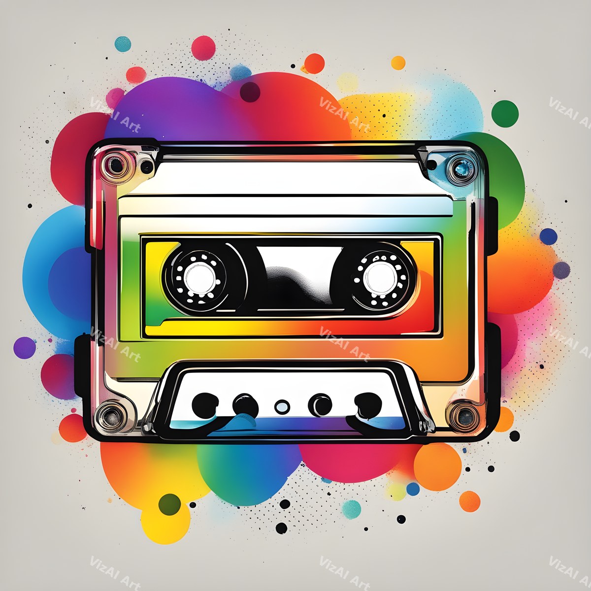 Cassette Flowers & Nature Art — print 12