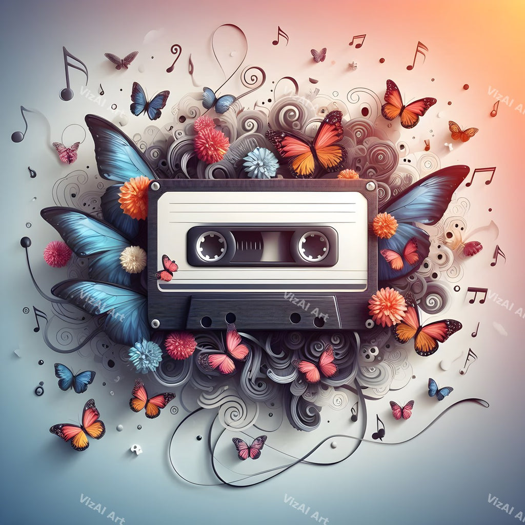 Pastel Whimsy Cassette Art — print 7
