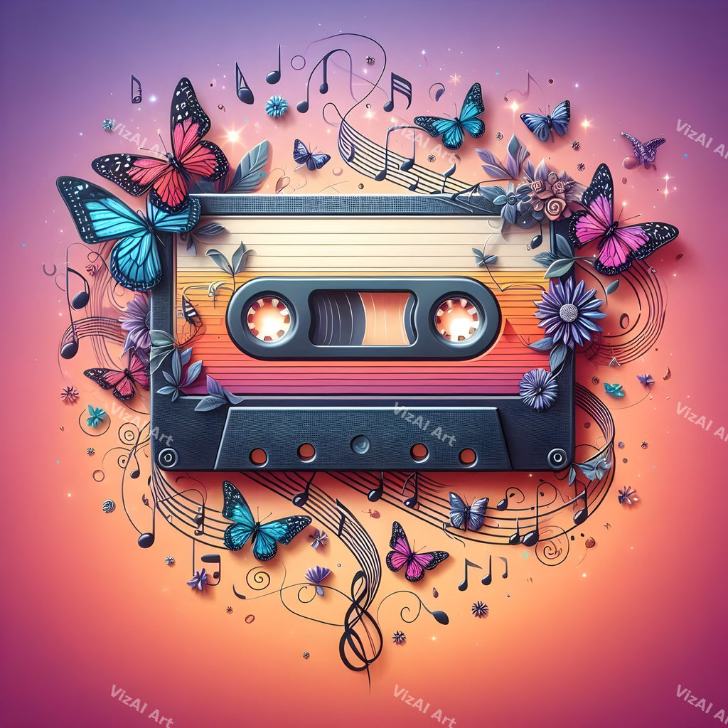 Pastel Whimsy Cassette Art — print 8