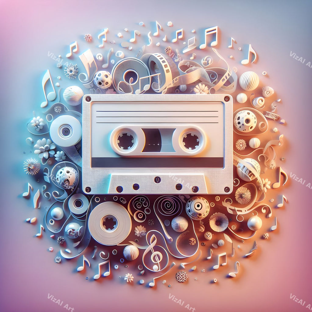 Pastel Whimsy Cassette Art — print 12