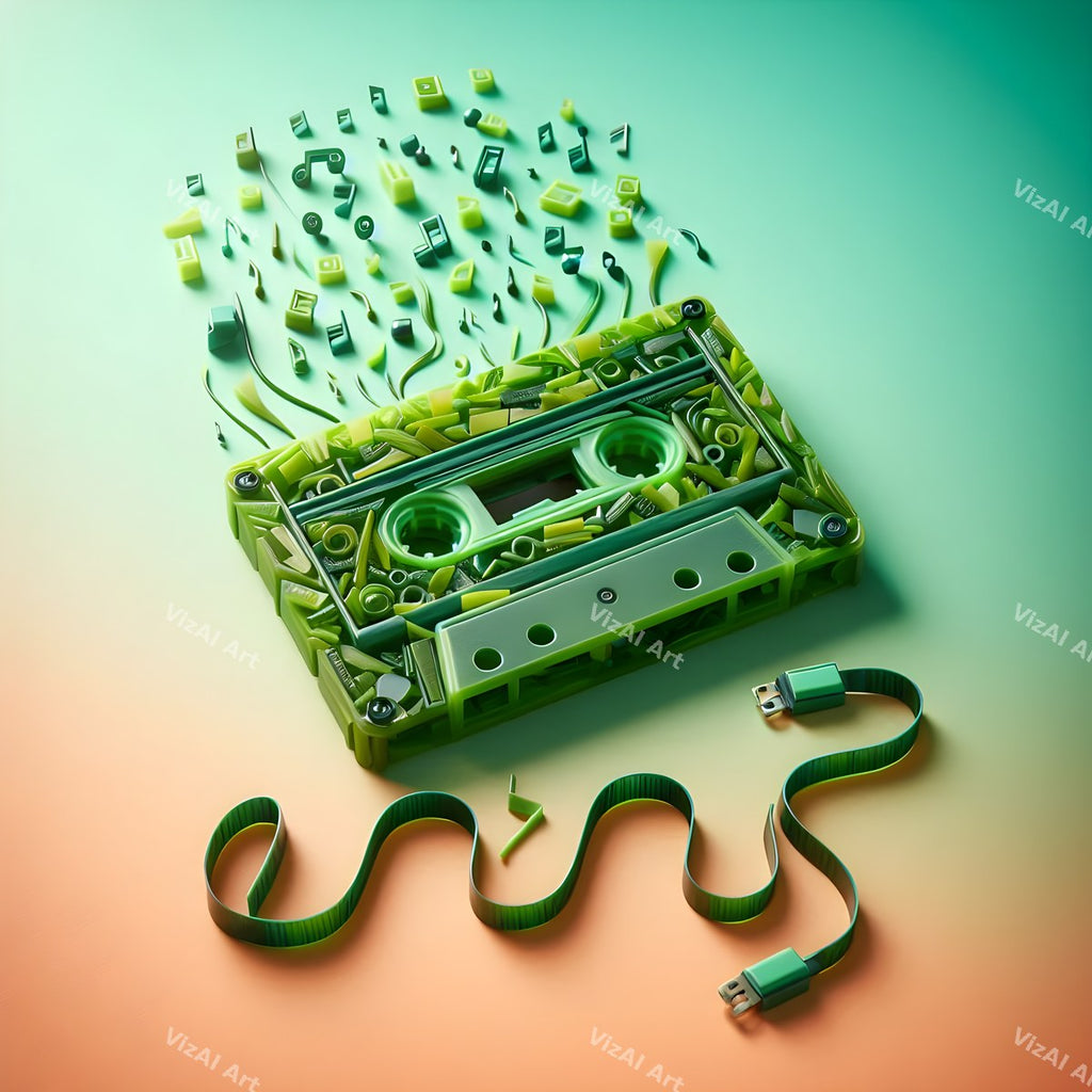 Crystal & Stained Glass Cassette Art — print 7