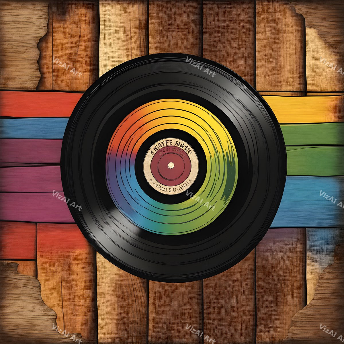 Vinyl & Botanicals Music Art — Choose Your Print — print 7