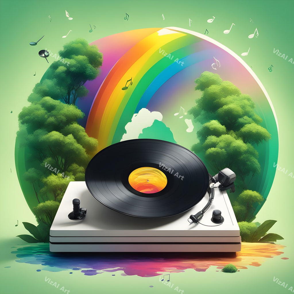 Vinyl & Botanicals Music Art — 12 Printable Prints — print 10