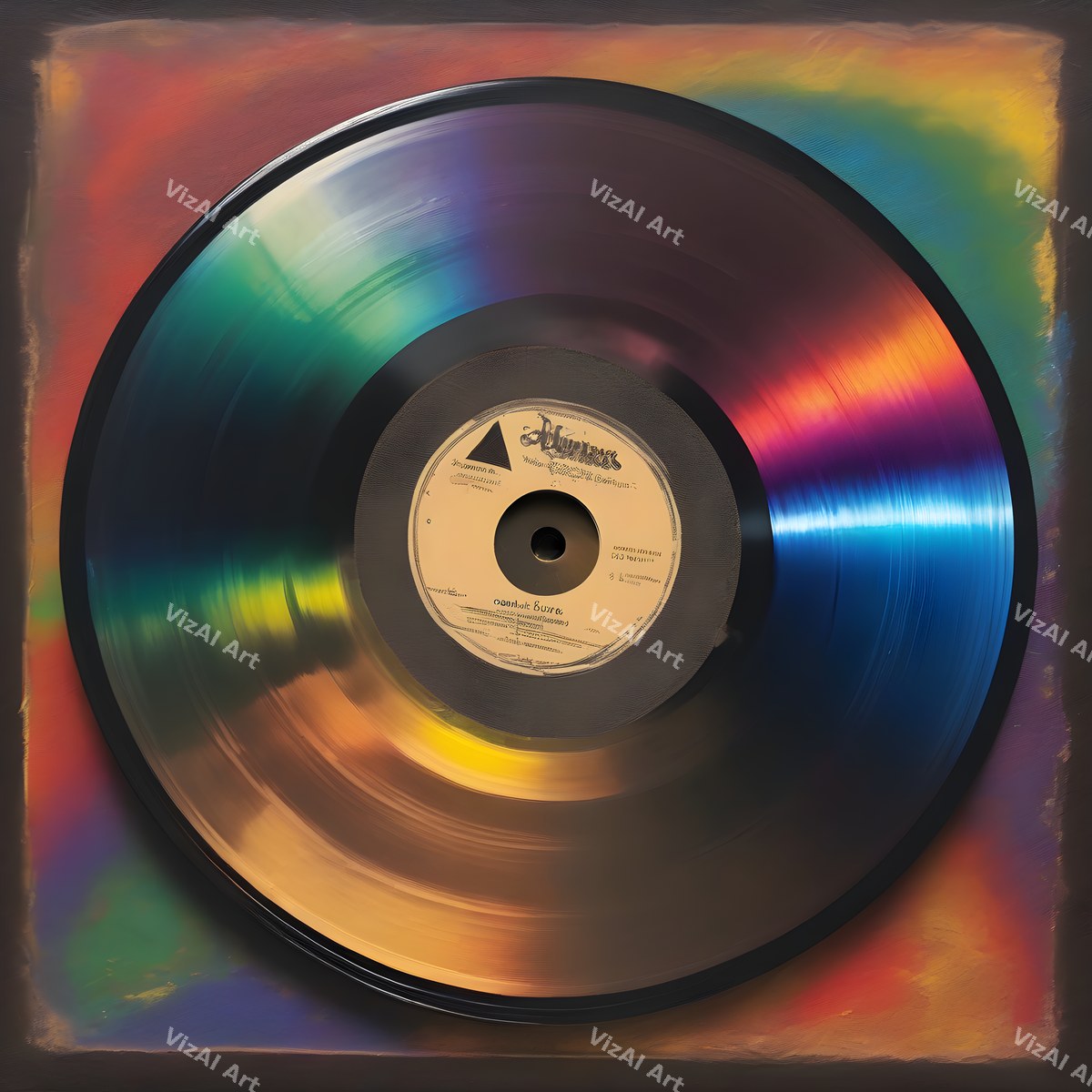 Retro Vinyl Music Art — 12 Printable Prints — print 1