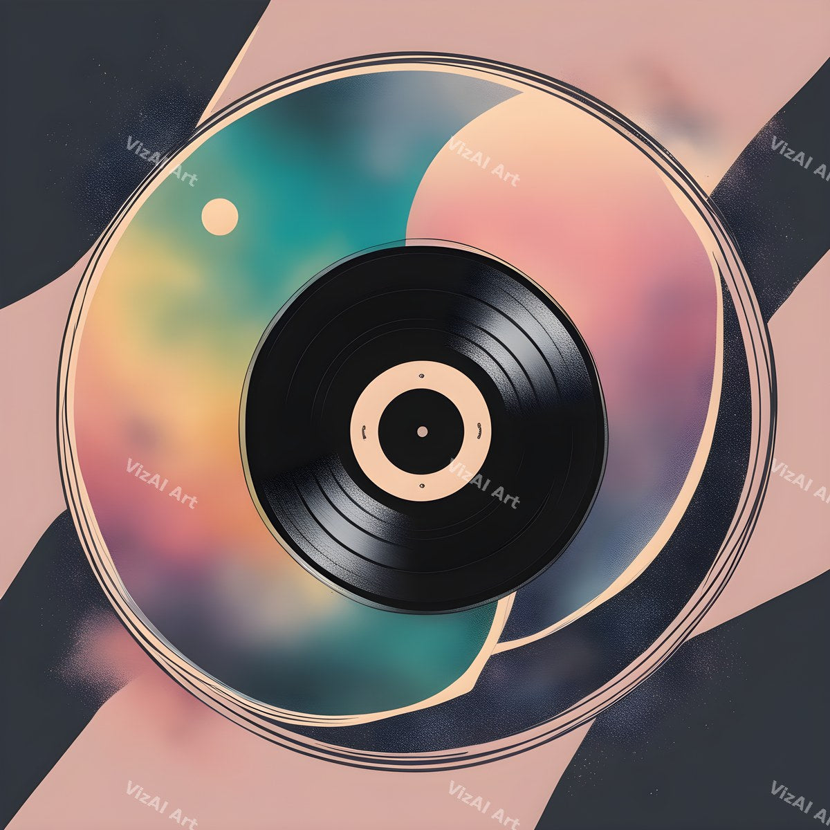 Retro Vinyl Music Art — Choose Your Print — print 2