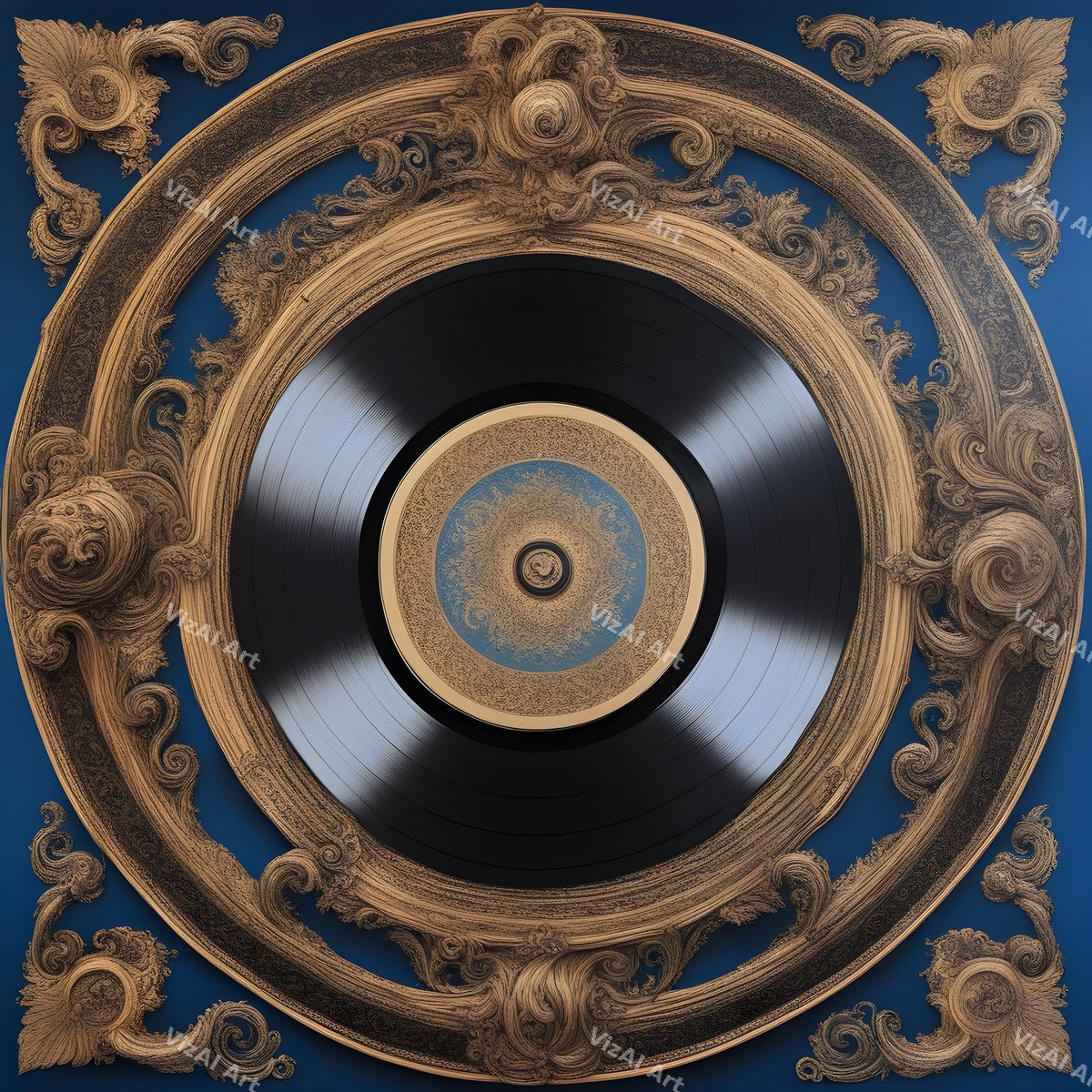 Retro Vinyl Music Art — 12 Printable Prints — print 4